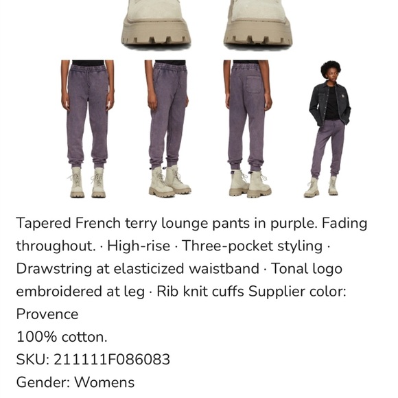 NWOT Carhartt WIP Mosby Script Sweat Pants - Picture 2 of 11